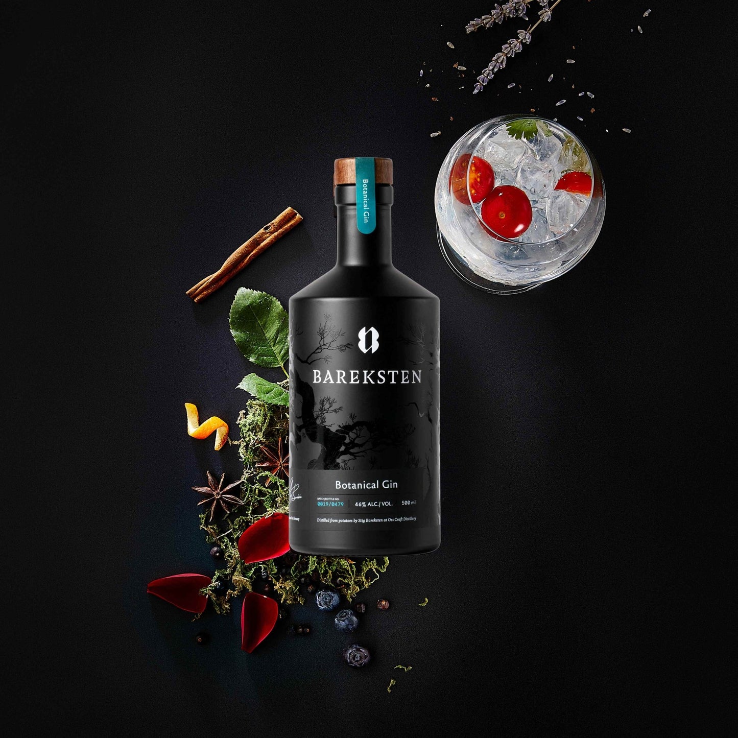 Bareksten Botanical Gin - 50cl - 46% abv - The Beverage Merchants