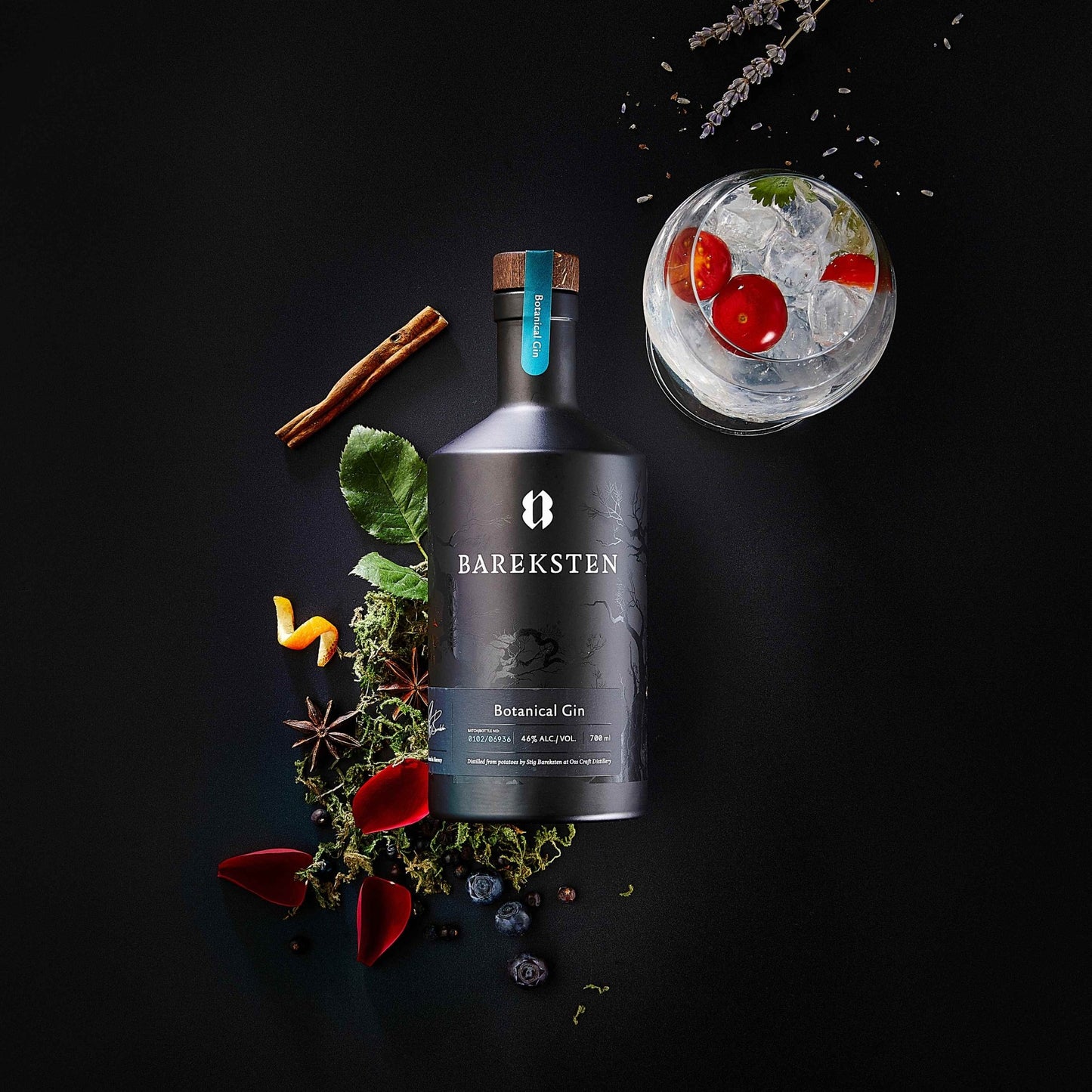 Bareksten Botanical Gin - 70cl Bottles - 46% abv - The Beverage Merchants