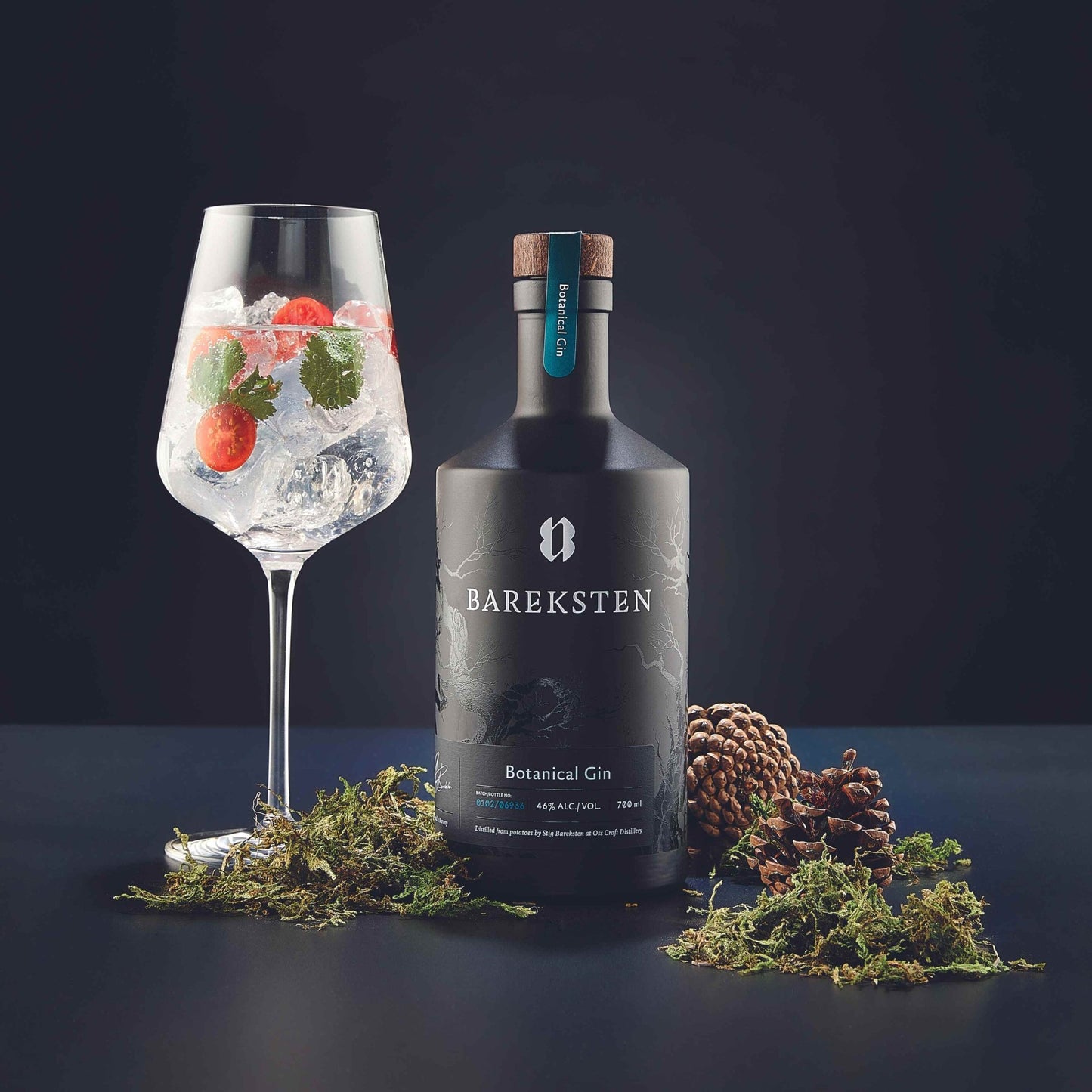 Bareksten Botanical Gin - 70cl Bottles - 46% abv - The Beverage Merchants