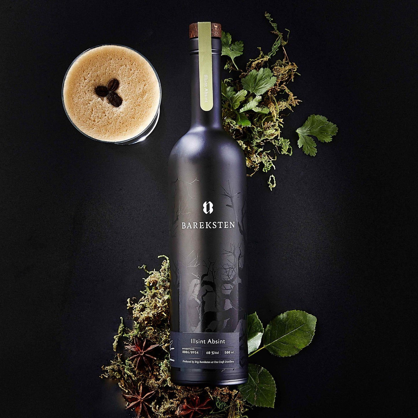 Bareksten Ilisint Absinth - 50cl Bottles - 60% abv - The Beverage Merchants