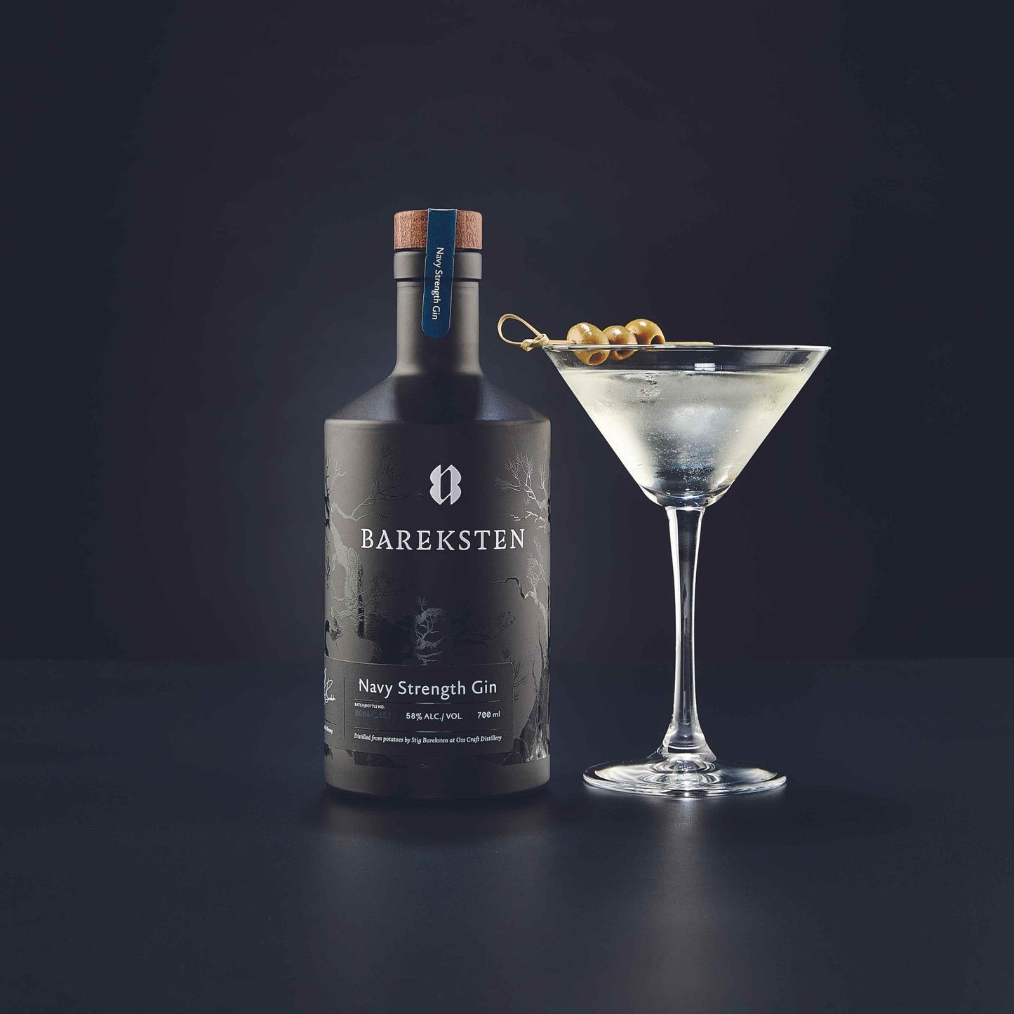 Bareksten Navy Gin - 70cl Bottles - 58% abv - The Beverage Merchants