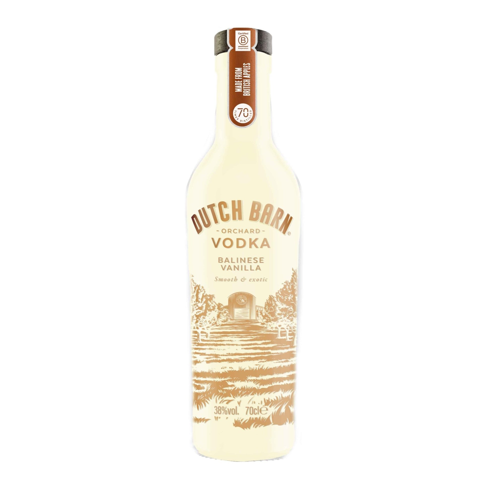 Dutch Barn Vodka - Balinese Vanilla 70cl Bottles - 38.00% abv - The Beverage Merchants