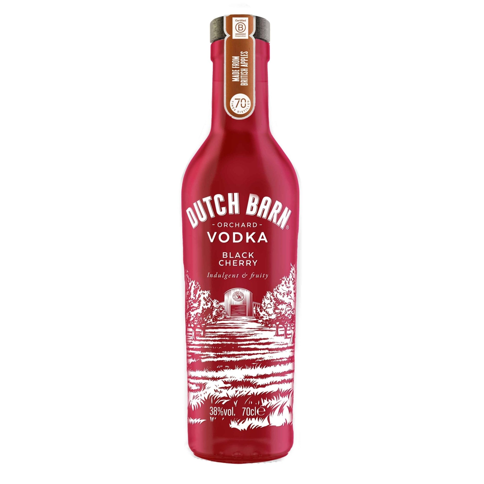 Dutch Barn Vodka - Black Cherry - 70cl Bottles - 38.00% abv - The Beverage Merchants
