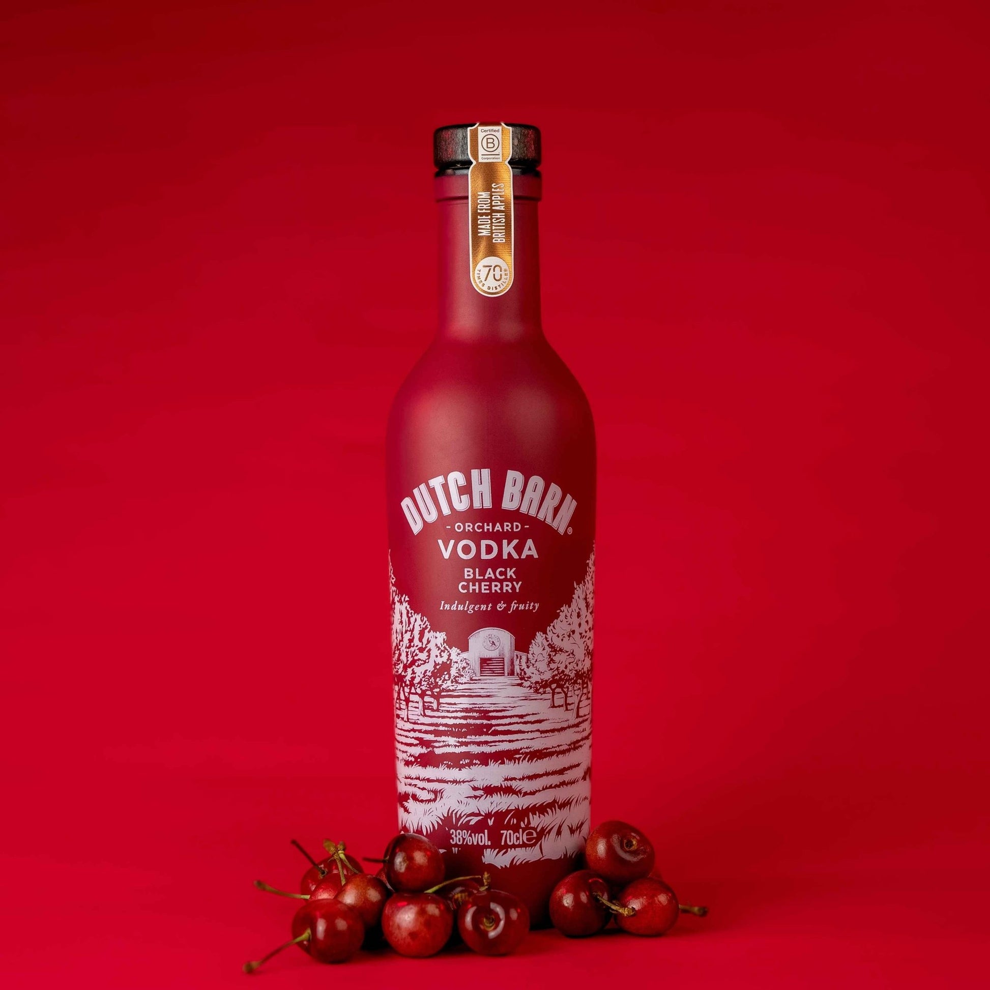 Dutch Barn Vodka - Black Cherry - 70cl Bottles - 38.00% abv - The Beverage Merchants