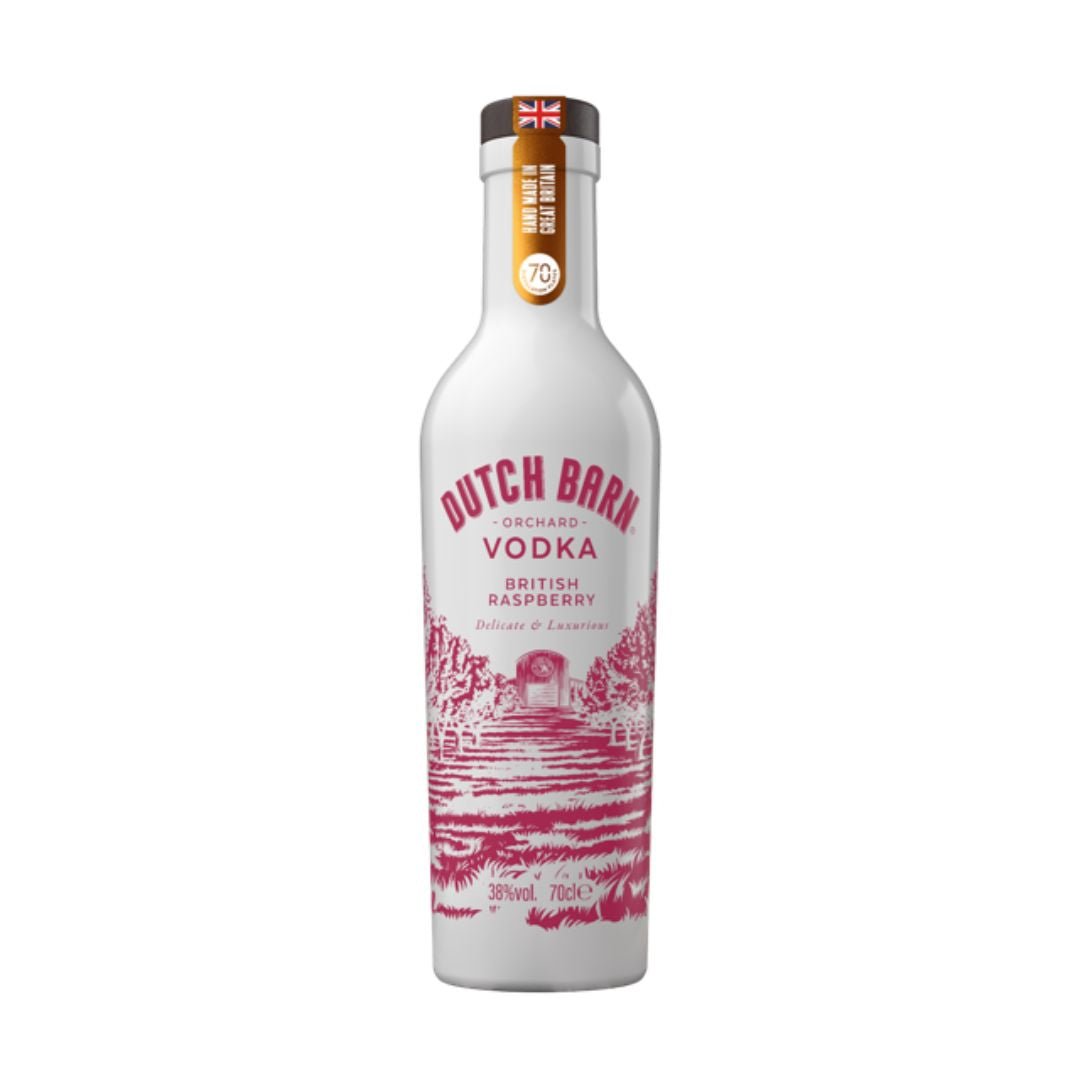 Dutch Barn Vodka - British Raspberry - 70cl Bottles - 38.00% abv - The Beverage Merchants