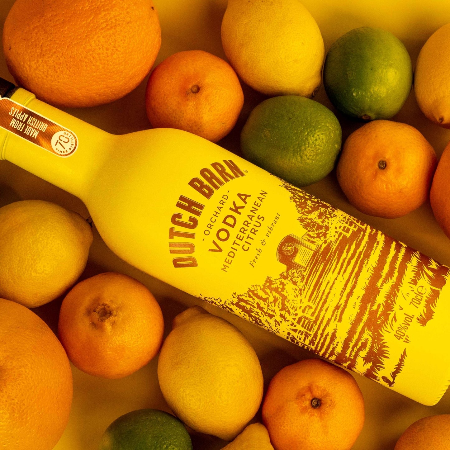 Dutch Barn Vodka - Mediterranean Citrus 70cl Bottles - 40.00% abv - The Beverage Merchants