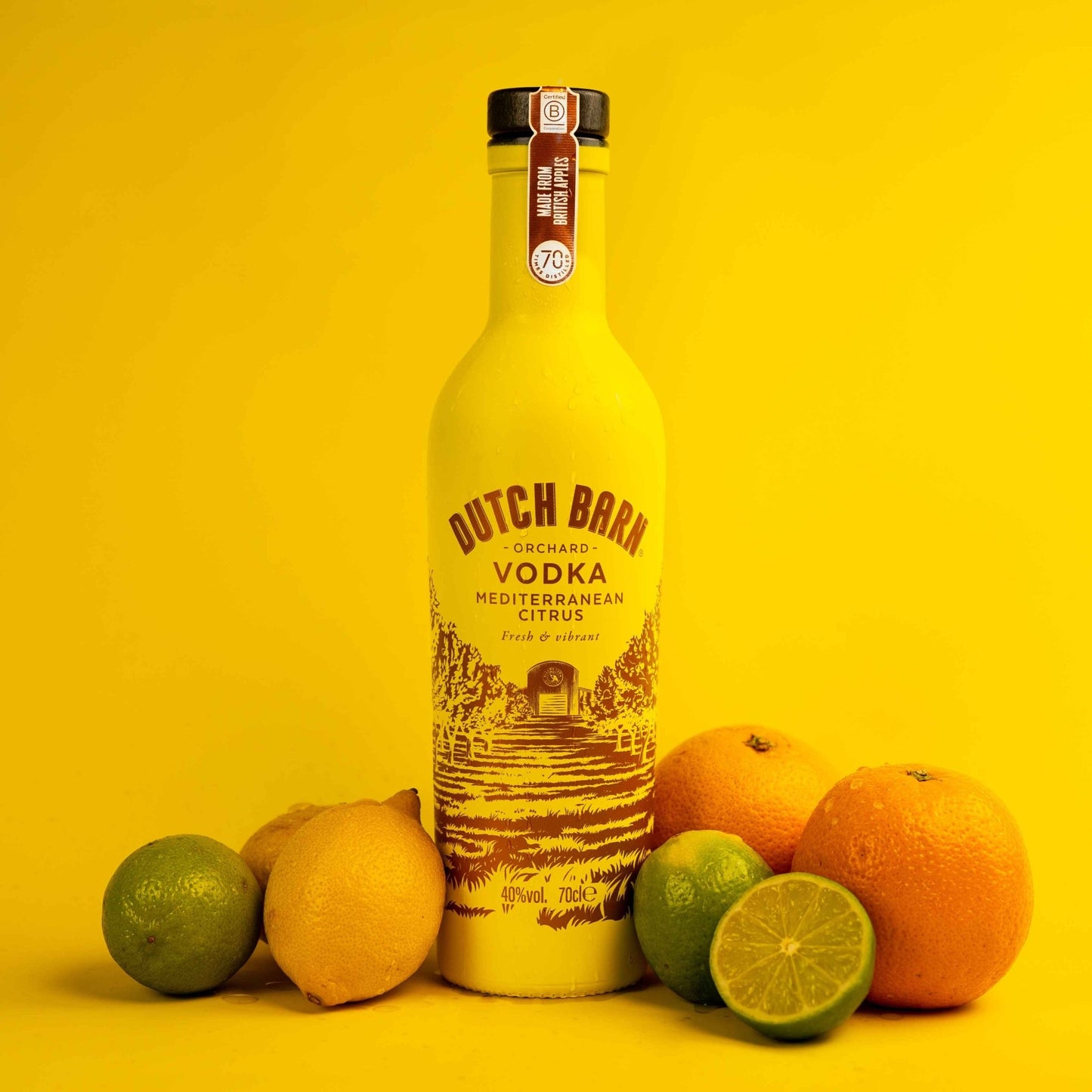 Dutch Barn Vodka - Mediterranean Citrus 70cl Bottles - 40.00% abv - The Beverage Merchants