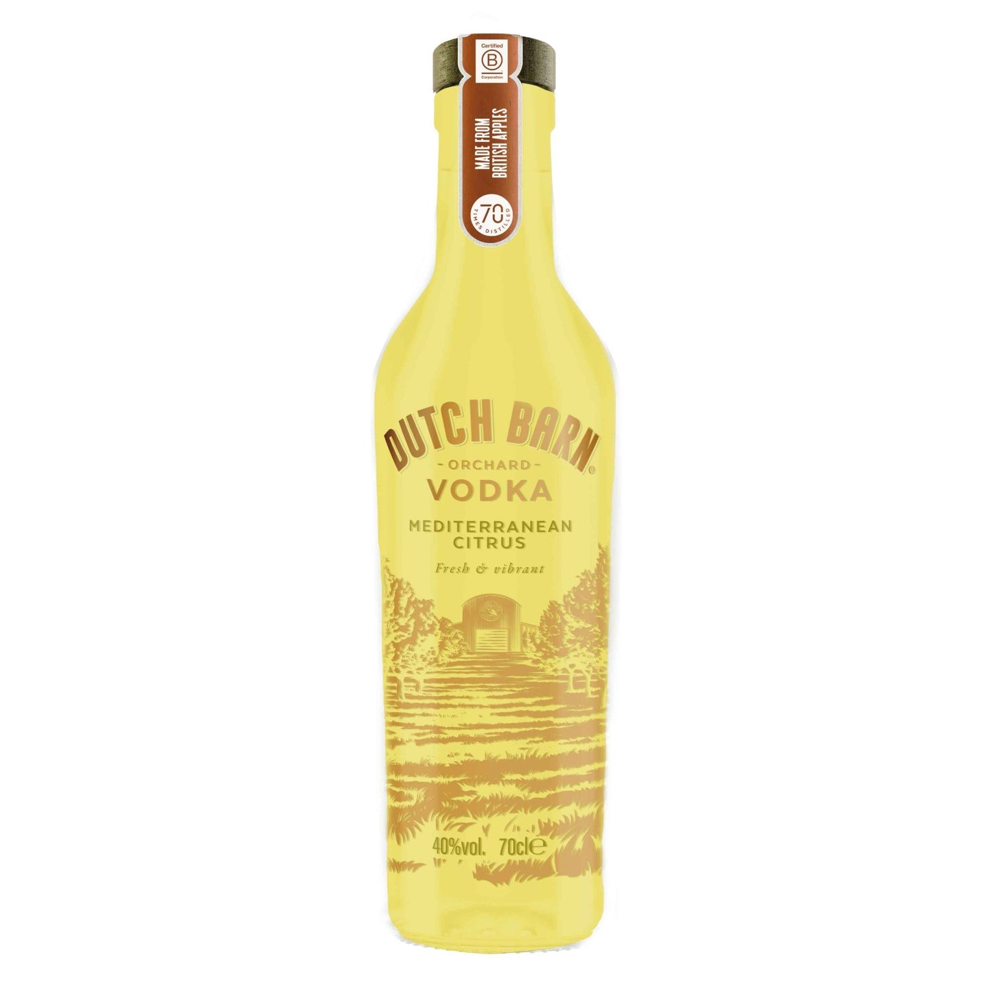 Dutch Barn Vodka - Mediterranean Citrus 70cl Bottles - 40.00% abv - The Beverage Merchants
