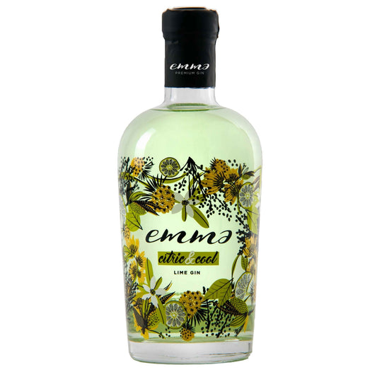 Emma Gin Lime "Citric and Cool" - 70cl Bottles - 37.50% abv - The Beverage Merchants
