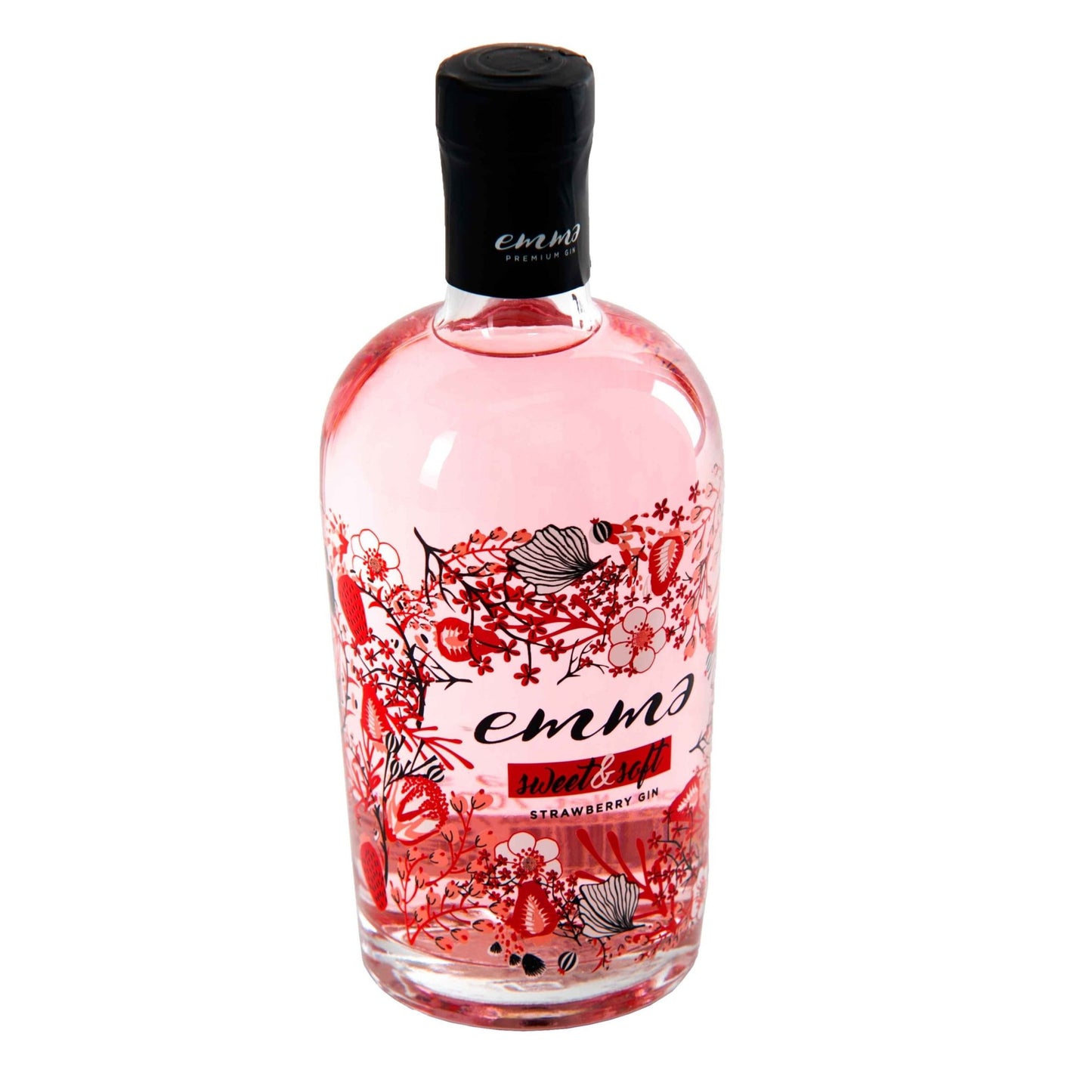 Emma Gin Strawberry "Sweet and Soft" - 70cl Bottles - 37.50% - The Beverage Merchants
