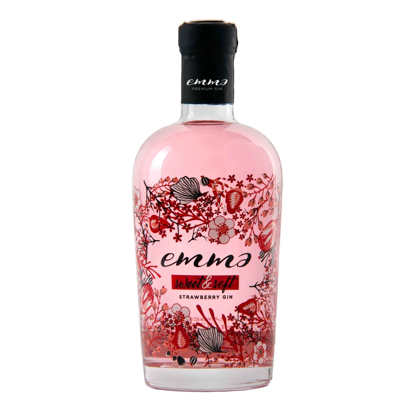 Emma Gin Strawberry "Sweet and Soft" - 70cl Bottles - 37.50% - The Beverage Merchants