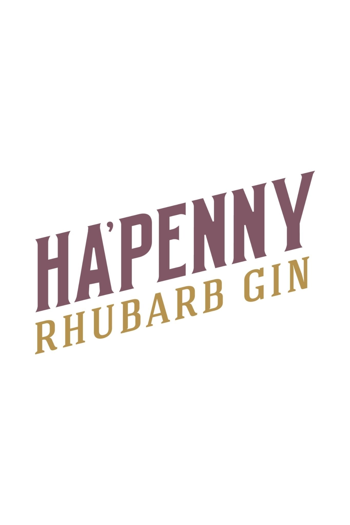 Ha'Penny Rhubarb Gin - 70cl - 41% abv - The Beverage Merchants