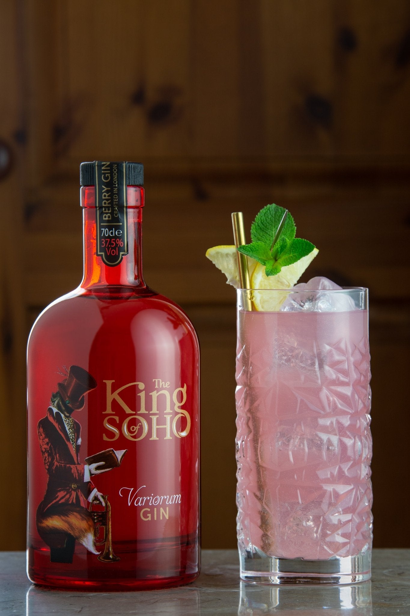 The King of Soho Variorum Gin - 70cl bottles - 37.5% abv - The Beverage Merchants