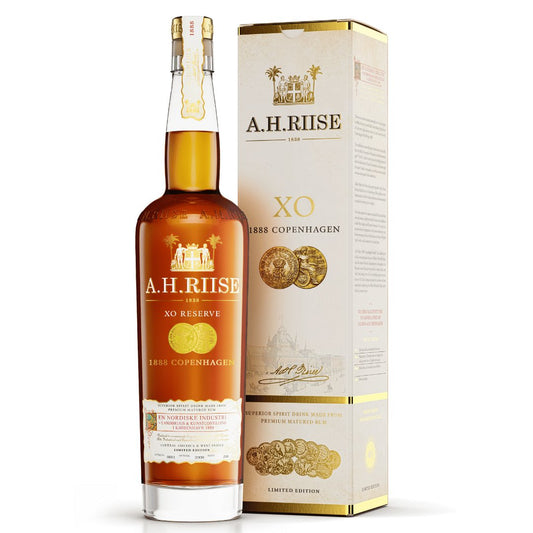 A.H RIISE 1888 GOLD MEDAL 40% 70CL - The Beverage Merchants