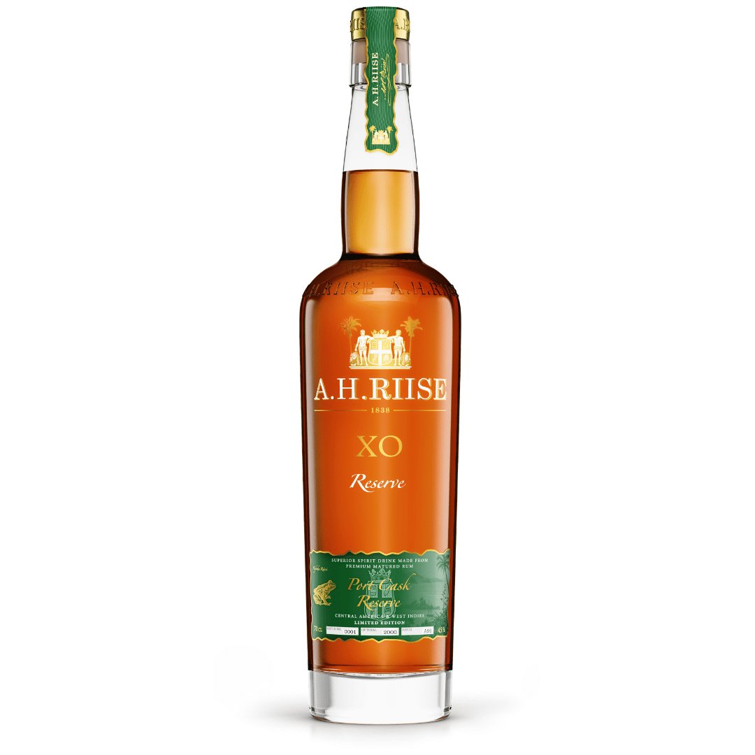 A.H RIISE X.O PORT CASK 45% 70CL - The Beverage Merchants