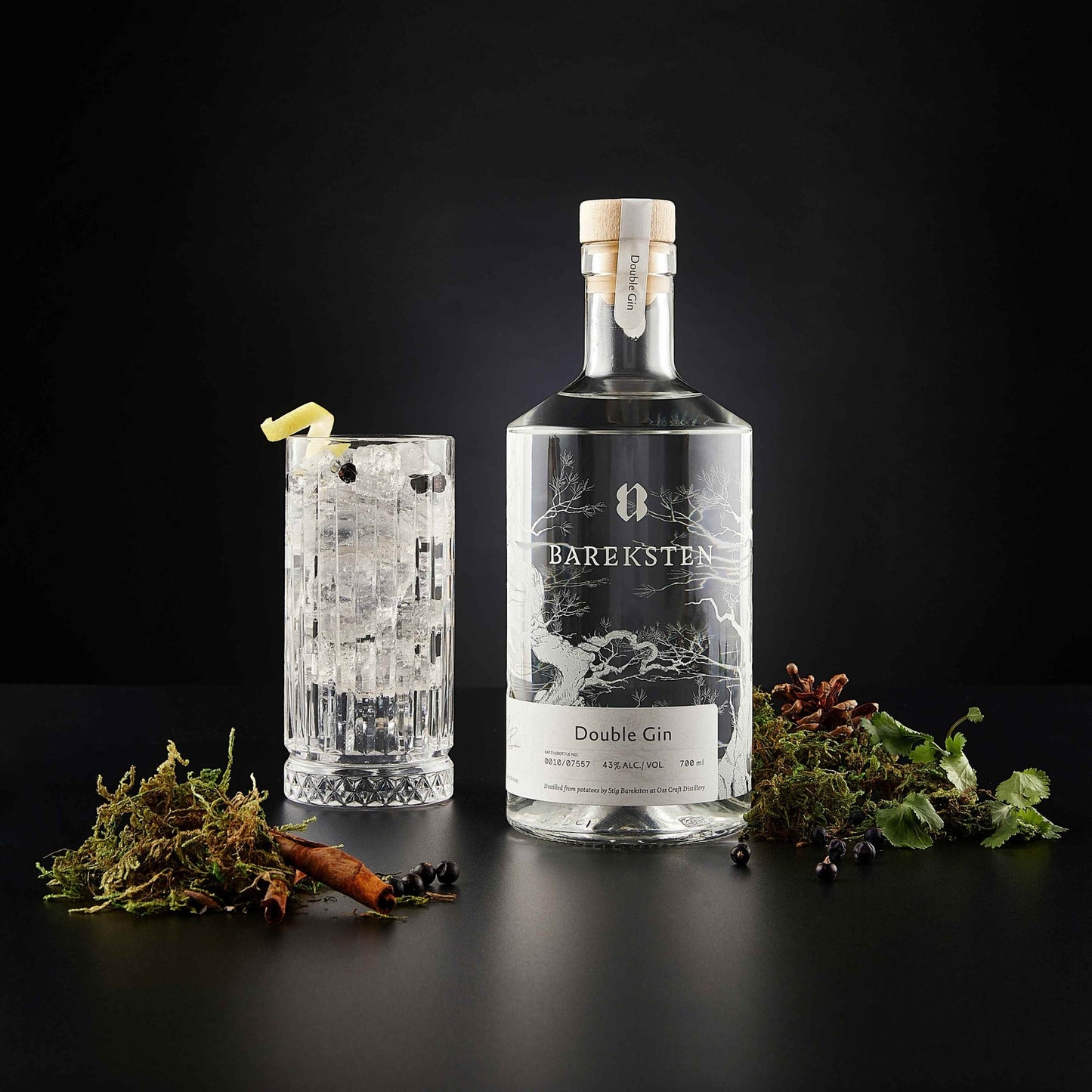 Bareksten Double Gin - 70cl Bottles - 44% abv - The Beverage Merchants