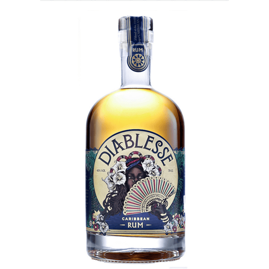 Diablesse Caribbean Rum Gold - 70cl Bottles - 40% abv - The Beverage Merchants