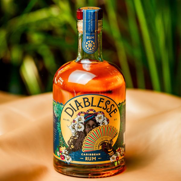 Diablesse Caribbean Rum Gold - 70cl Bottles - 40% abv - The Beverage Merchants