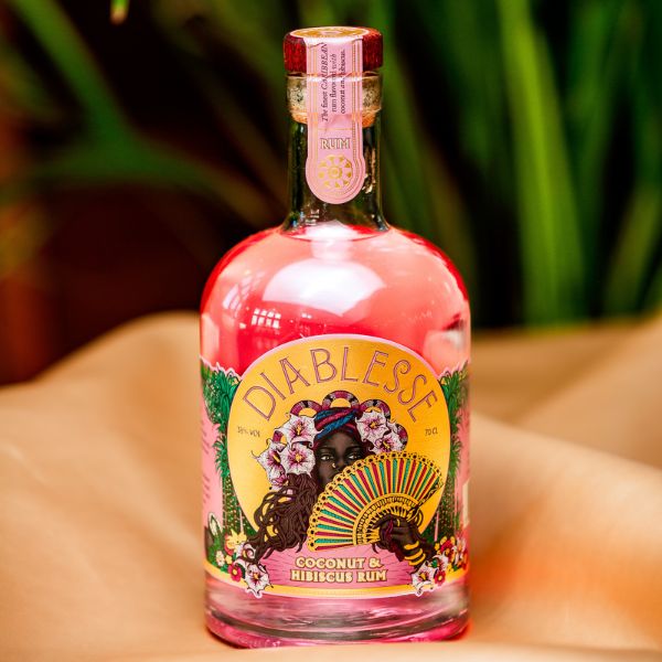 Diablesse Coconut & Hibiscus Rum - 70cl Bottles - 38% abv - The Beverage Merchants
