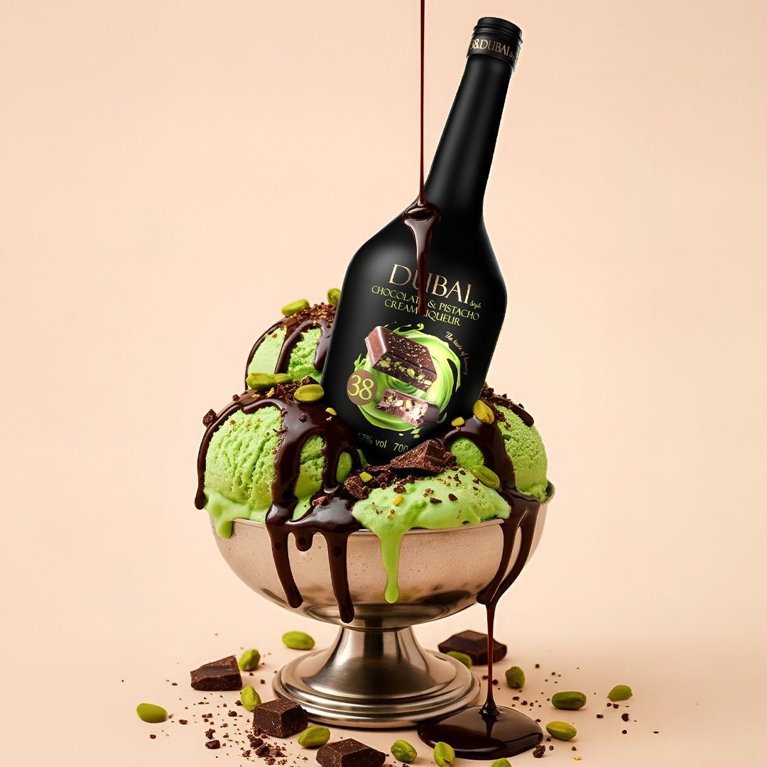 Dubai Style 38 Cream Chocolate with Pistachio - 70cl / 17% abv - The Beverage Merchants