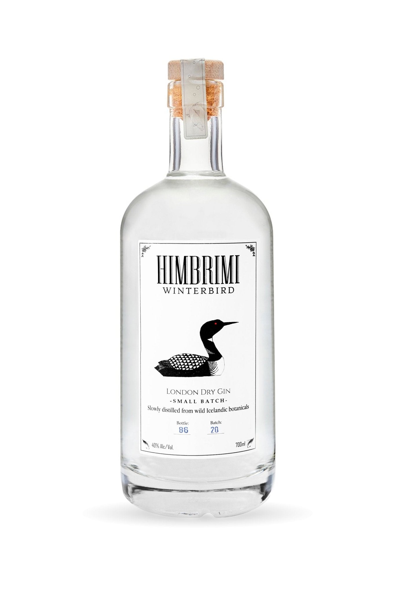 Himbrimi Winterbird London Dry Gin - 70cl - 40% abv - The Beverage Merchants