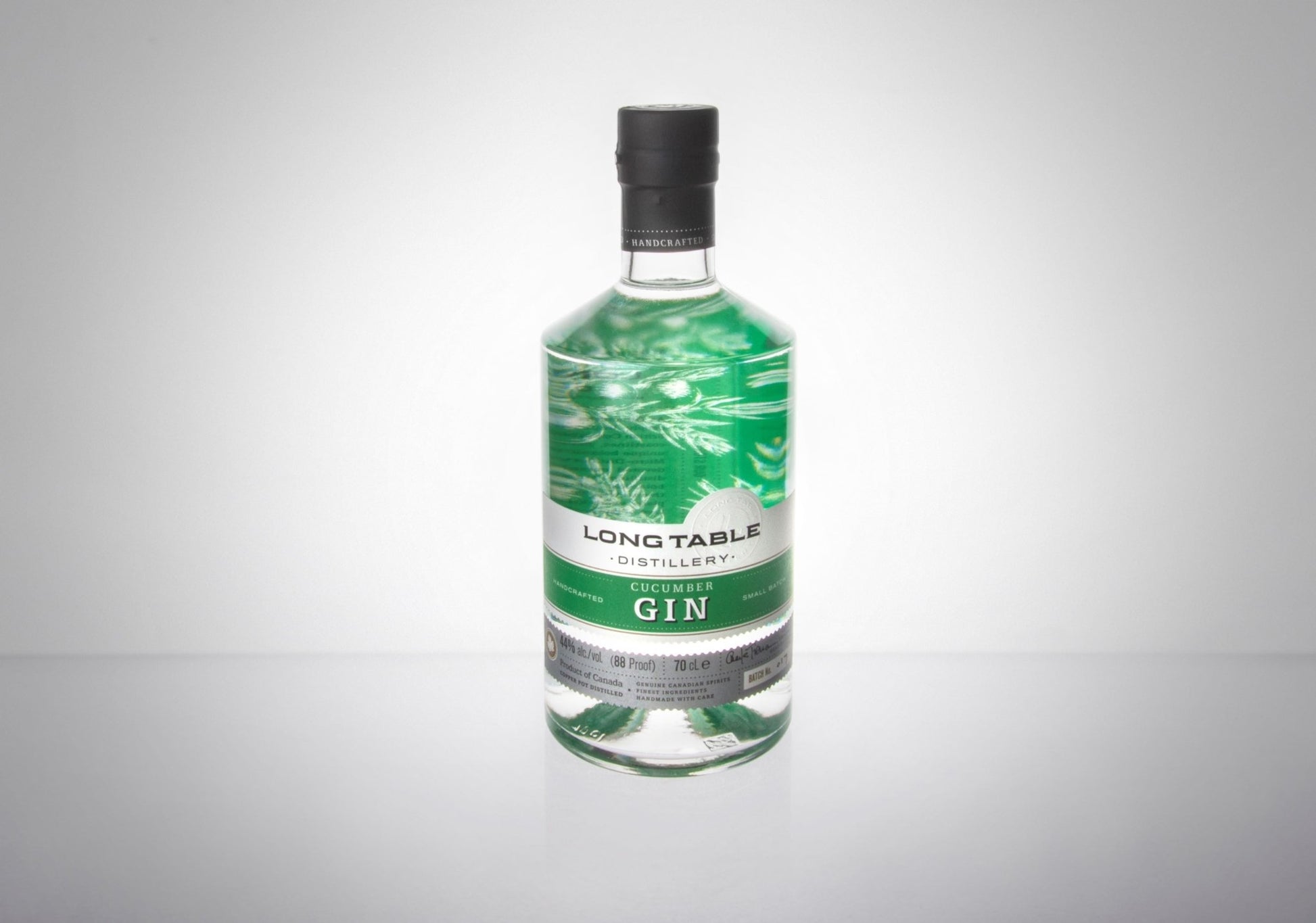 Long Table Distillery Cucumber Gin - 70cl Bottles - 44% abv - The Beverage Merchants