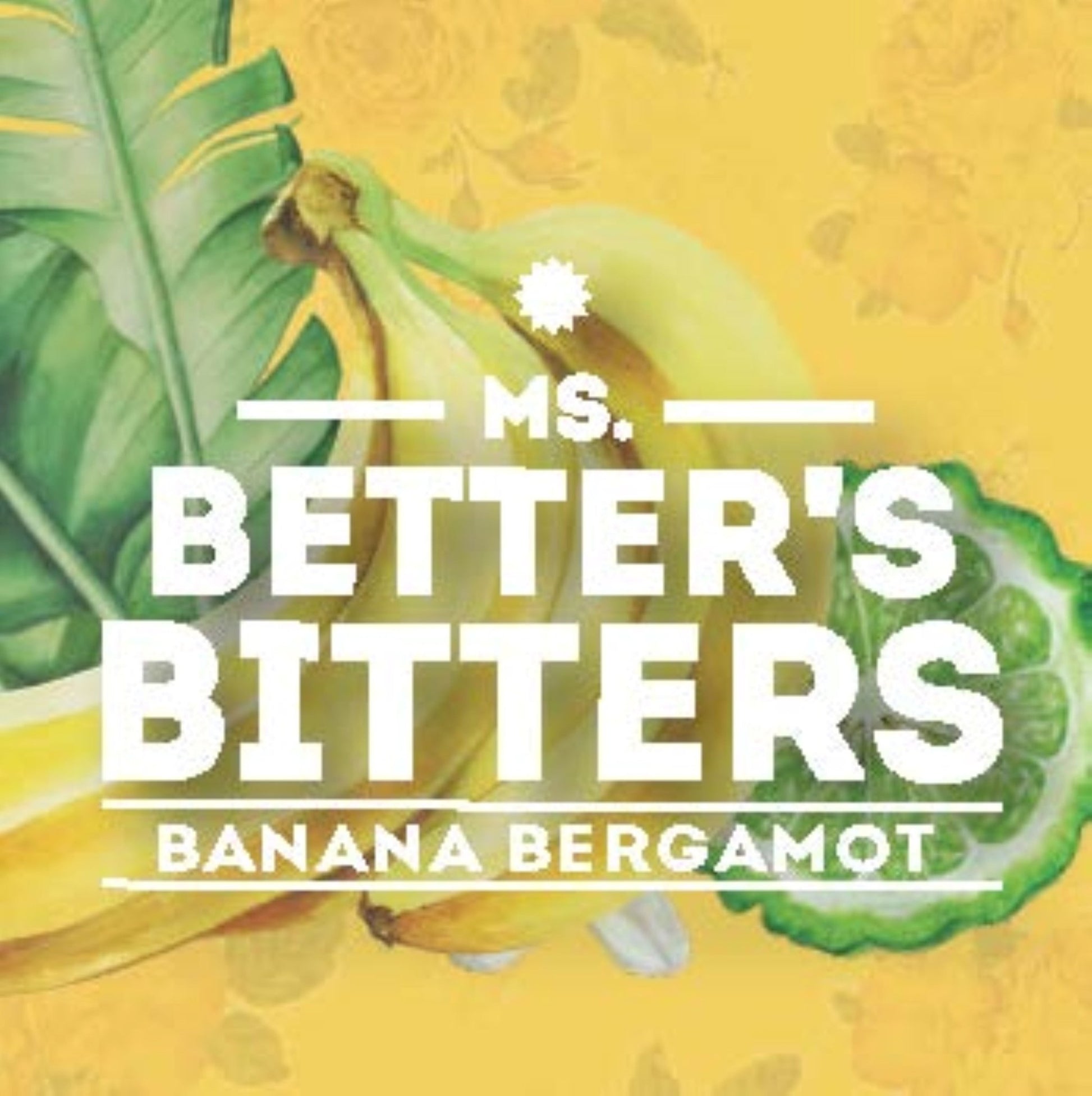 Ms Better's Bitters - Banana Bergamot - 12cl - 40% abv - The Beverage Merchants