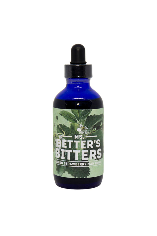 Ms Betters Bitters - Green Strawberry Mah Kwan - 12cl - 40% abv - The Beverage Merchants