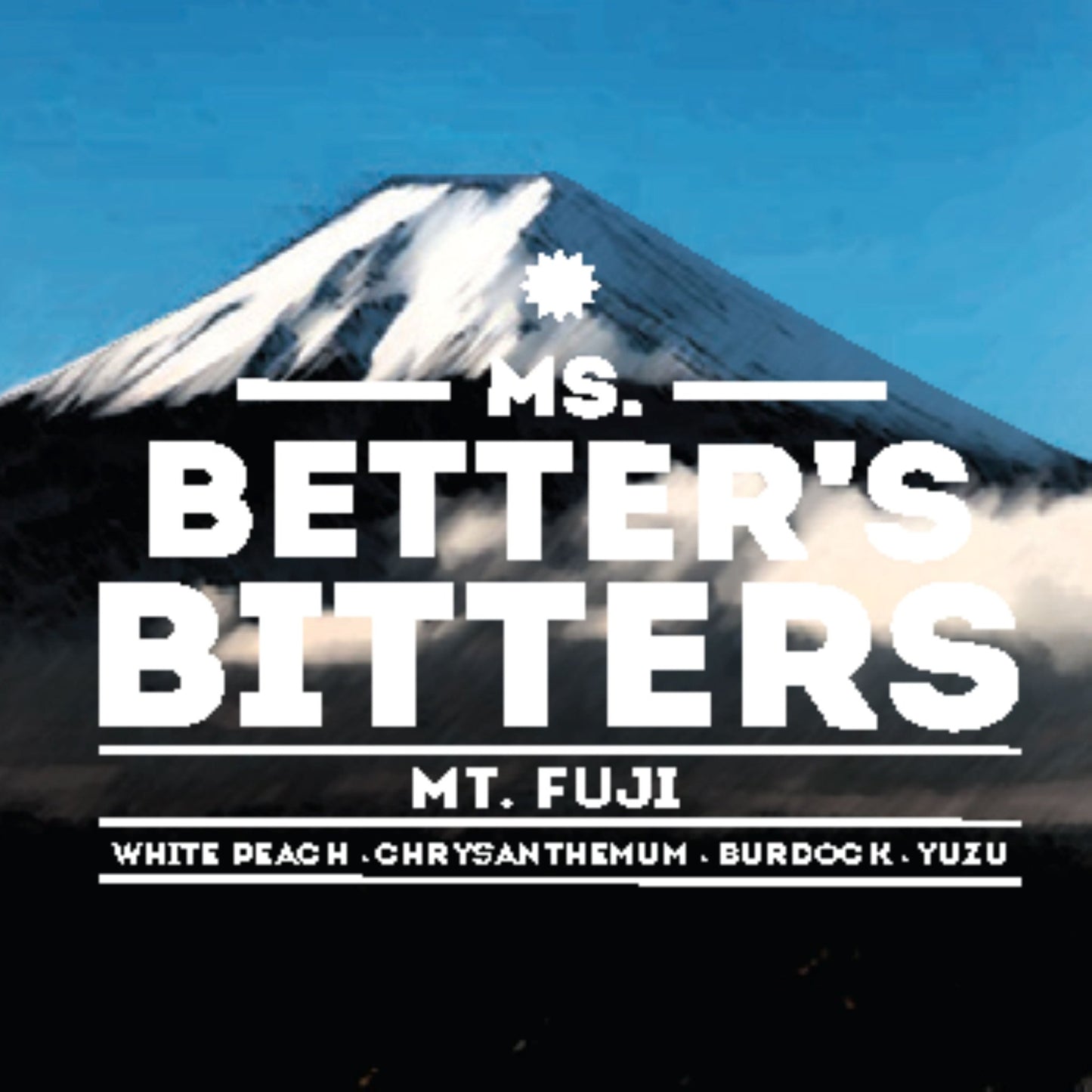 Ms Betters Bitters - Mt Fuji - 12cl - 40% abv - The Beverage Merchants