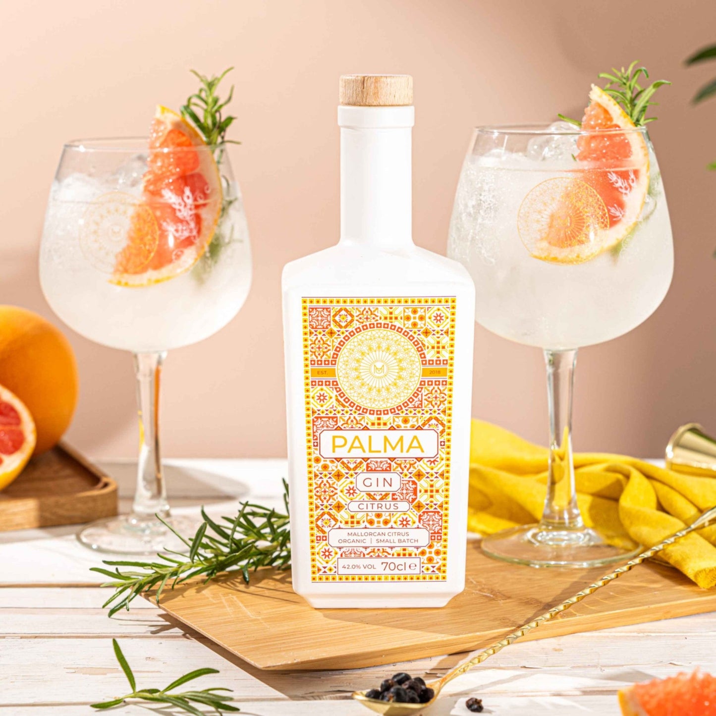 Palma Citrus Gin - 70cl Bottles - 42% abv - The Beverage Merchants