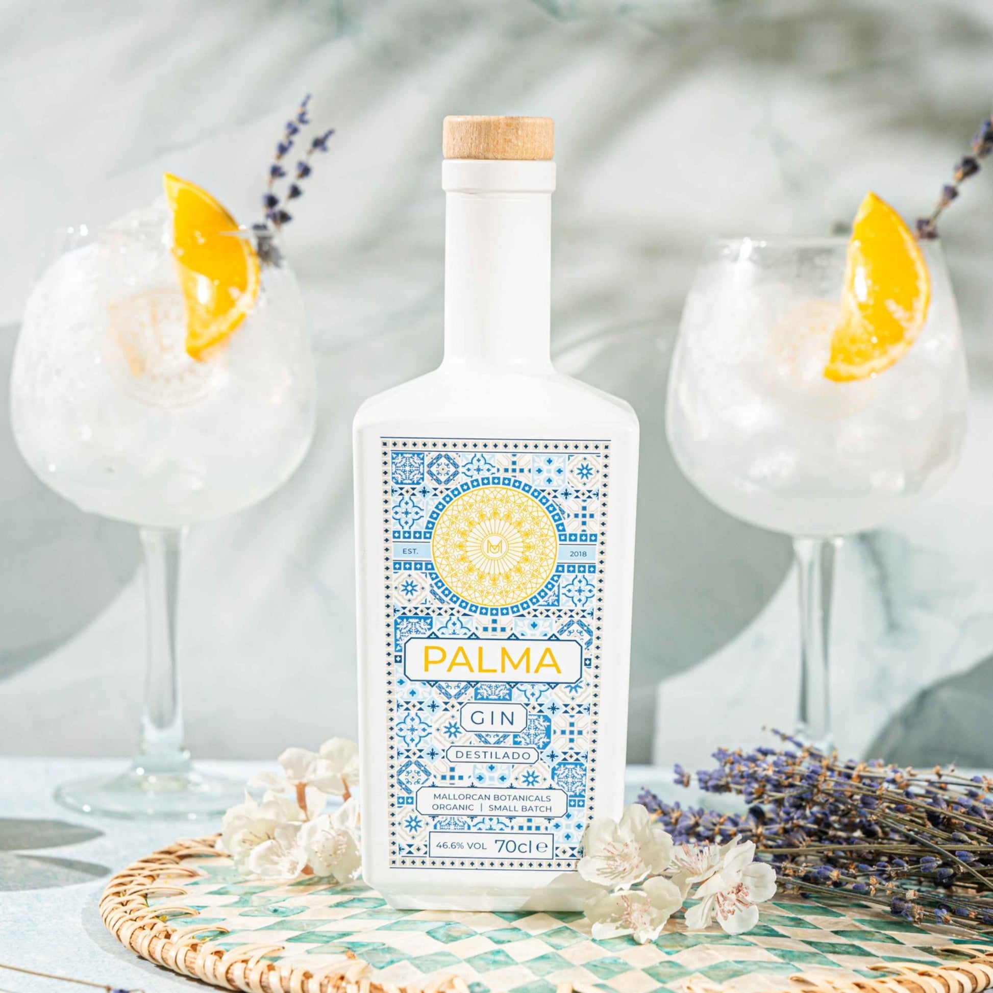 Palma Gin - 70cl bottles - 46.6% abv - The Beverage Merchants