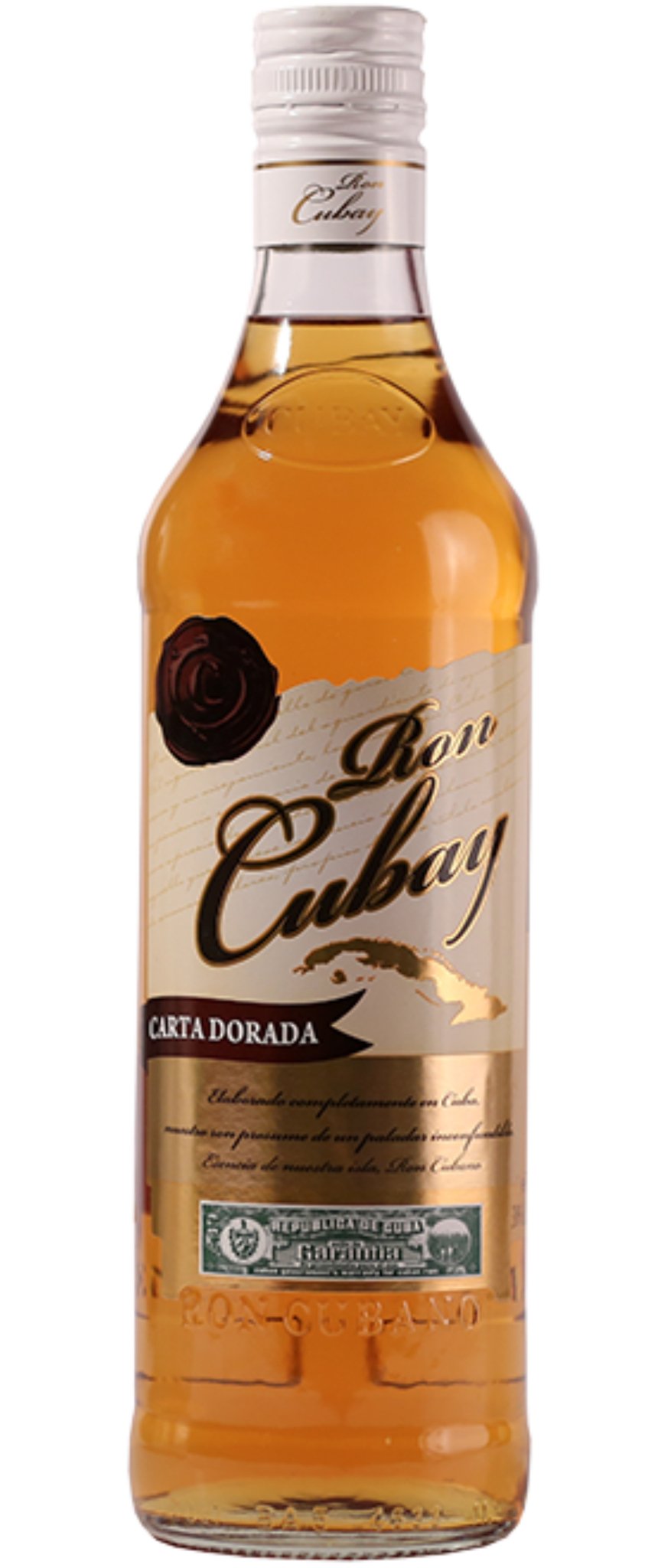 Ron Cubay Carta Dorada - 70cl Bottles - 38% abv - The Beverage Merchants