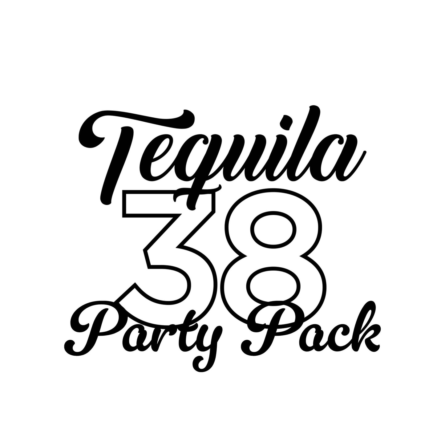 Tequila 38 Party Case including Blanco Tequila - 6 bottles - The Beverage Merchants