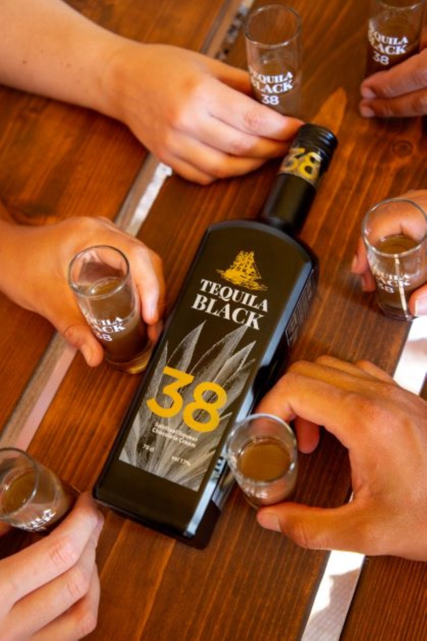 Tequila Black 38 - 70cl Bottles - 17% abv - The Beverage Merchants