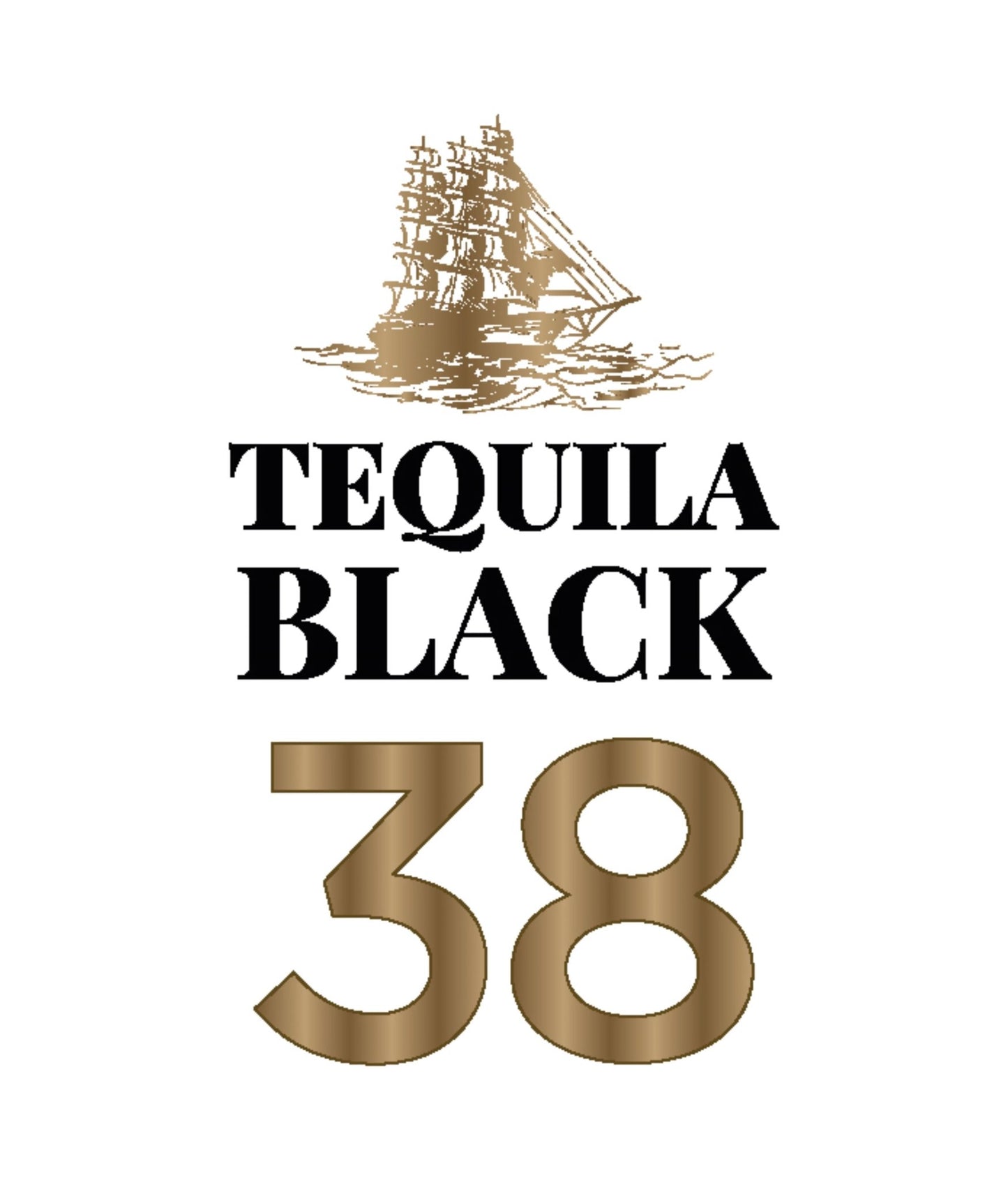 Tequila Black 38 - 70cl Bottles - 17% abv - The Beverage Merchants