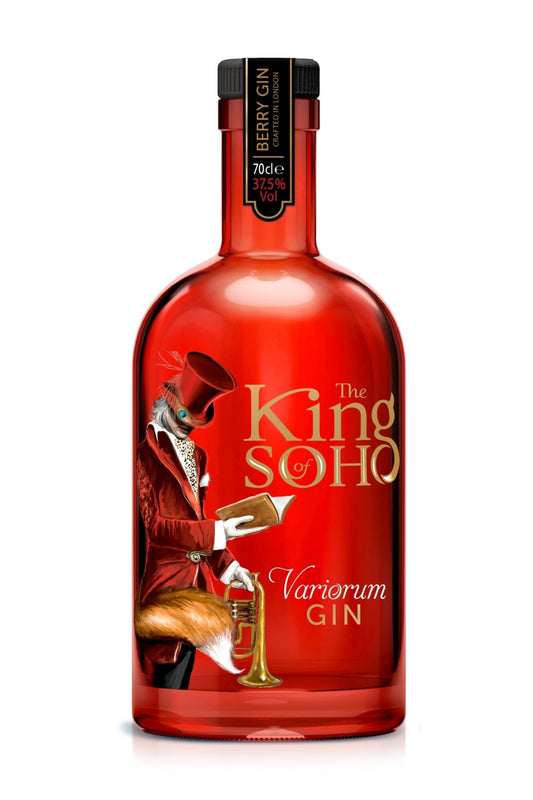 The King of Soho Variorum Gin - 70cl bottles - 37.5% abv - The Beverage Merchants