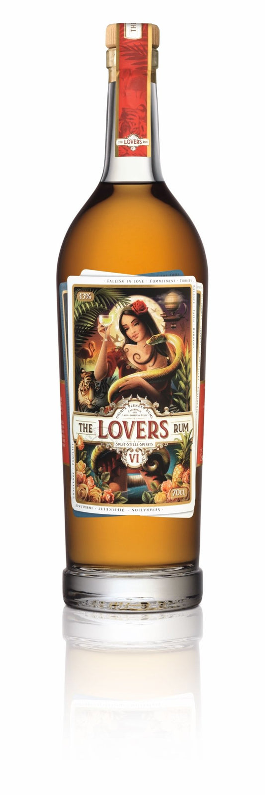 The Lovers Rum - 70cl Bottles - 43% abv - The Beverage Merchants